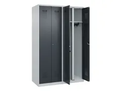 locker voor scheiding van kleding,HxBxD 1850x1200x500mm,4vak