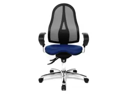 Topstar bureaustoel Sitness 15 met permanent-contactmechanisme Blauw