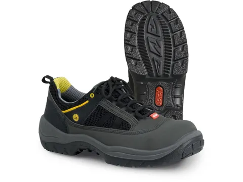 Jalas 3110 Light Grip S2 veiligheidsschoenen, SRB, ESD, zwart/grijs, m