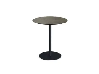 bistrotafel,HxØ 730x700mm,rond,schotelvoet zwart - 1