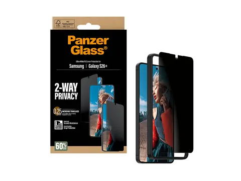 PanzerGlass Ultra-Wide Samsung Galaxy S26 Plus Screen Protector Privac