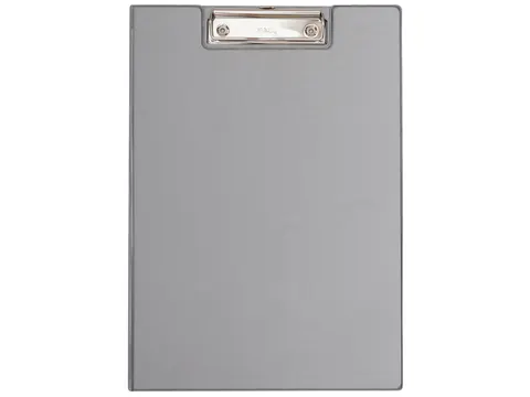 Klembordmap MAUL A4 staand met penlus PVC zilvergrijs
