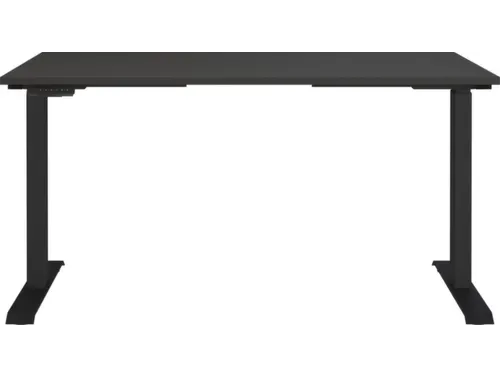Elektrisch ihv bureau,HxBxD 720-1200x1400x800mm,blad grafiet