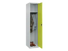 locker,HxBxD 1850x400x500mm,1vak,vak B 400mm,cil.-slot,staand op vloer