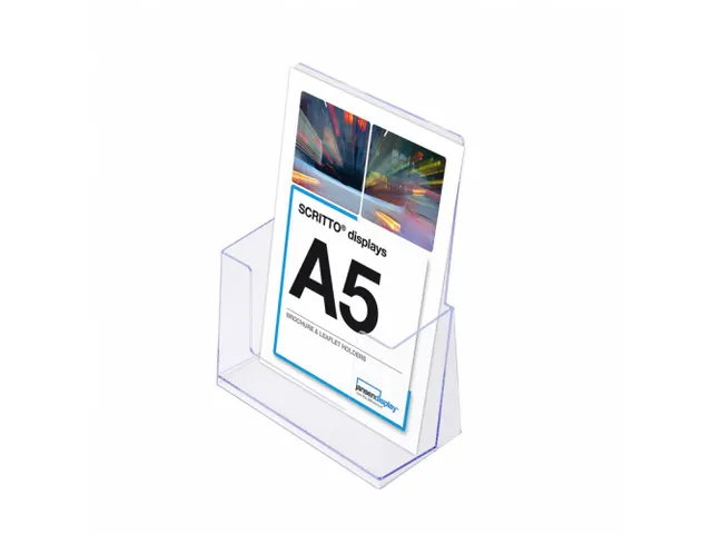 Folderhouder Balie/Wand 1x A5 Staand