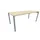 vergadertafel HxBxD 72x180x80cm rechthoekig Esdoorn 4voeten Alu