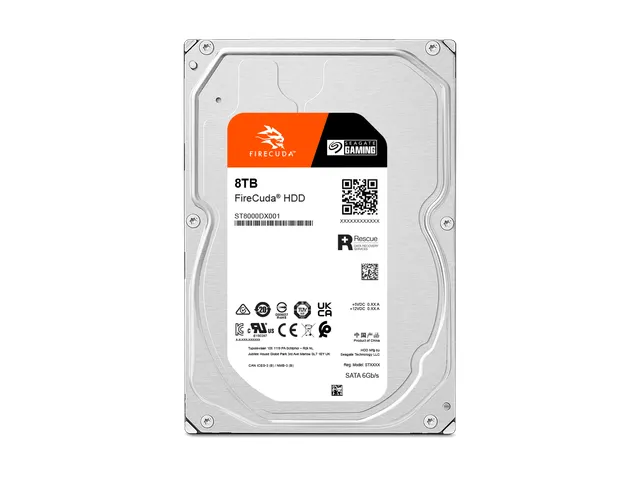 Seagate FireCuda ST8000DXA01, 8 TB, 7200 RPM, 256 MB, 3.5 inch, SATA I
