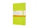 Notitieboek Moleskine large 130x210mm lijn hard cover lemon green