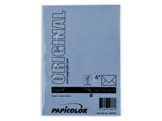 Envelop Papicolor C6 114x162mm Donkerblauw Gegomd - 3