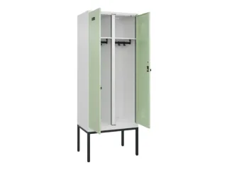 locker voor scheiding van kleding,HxBxD 2120x800x500mm,2vak - 1