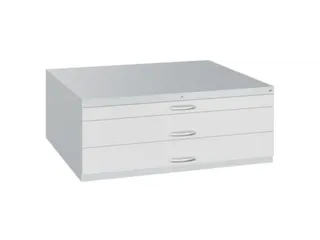 Tekeningenkast 420x1100x765mm 1+2 Laden Din A1 Ral 7035 - 2