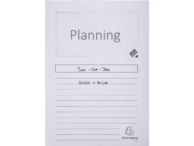 L-map Forever voor A4 25 stuks wit