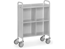 Dossierwagens 4873 150kg 720x350mm Ral7035 2x2 Vakken