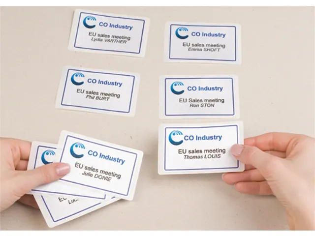 Naambadge etiket Avery J4785-20 80x50mm Inkjet 200 stuks