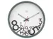 Horloge murale 30cm - Silencieux - Plastique - nXt Dropped Numbers