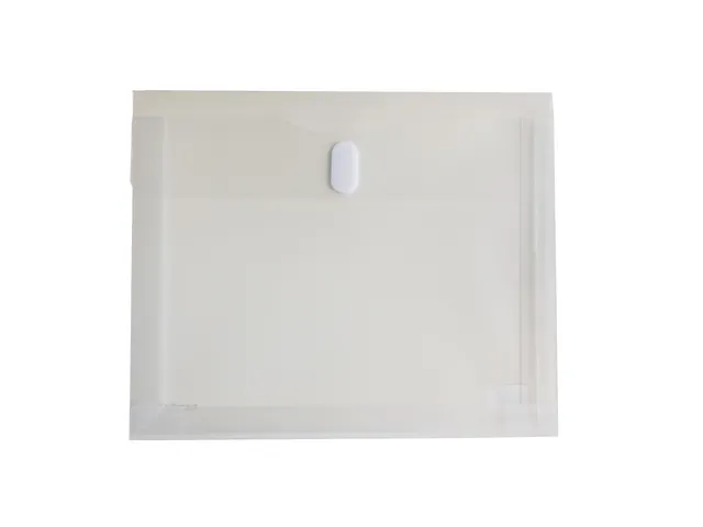 Enveloptas Foldersys A4 PP transp + expansievouw 50mm Velcro omslag me