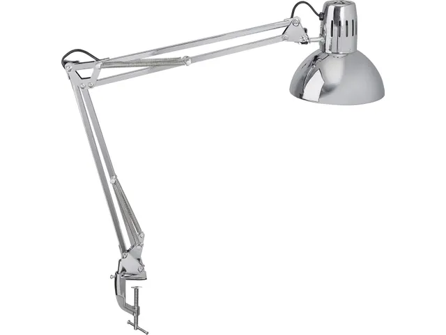 Bureaulamp MAUL Study met tafelklem chroom excl. LED lamp