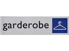 Infobord pictogram garderobe 165x44mm