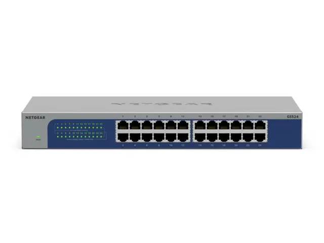 Gs524 V3 Gigabit Switch Standalone 24xRJ45 grijs blauw unmanaged