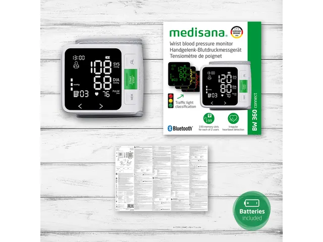 Polsbloeddrukmeter Medisana Connect BW 360
