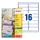 Etiket Avery J8162-100 99.1x33.9mm Inkjet Wit 1600 stuks