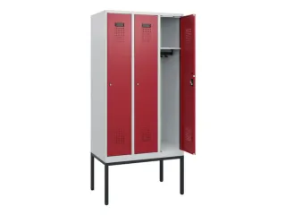 schoollocker,HxBxD 1950x900x500mm,3vak,vak B 300mm,cil.-slot - 1