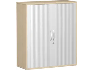 jaloeziedeurkast,HxBxD 1150x1000x430mm,2xhouten vloer,decor romp wit - 1