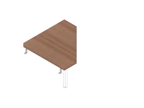 koppelelement voor bureau,90 °,HxBxD 680-760x840x840mm,v. 4voeten