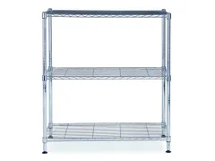 MOBI3M Opbergrek metaal met 3 planken 90 x 90 x 35 cm.
