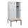 locker met bank,HxBxD 1950x900x815mm,3vak,vak B 300mm,draaigrendel