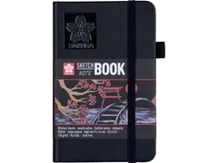 Schetsboek 80 Vel 140 G/M² 9 X 14 Cm Zwart Papier