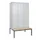 locker met bank,HxBxD 2120x1200x815mm,3vak,vak B 400mm,cil.-slot