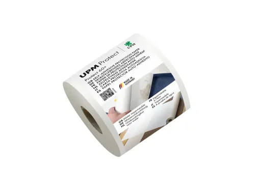 Afdekpapier UPM zelfklevend P60+ Protect 7,5cmx50meter