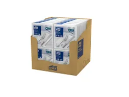 Tork 509420 Textured Dinnerservet 2-laags 39x39cm 1/8-vouw wit 20x50st