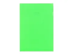 Transparant L-map A4 groen 100 stuks
