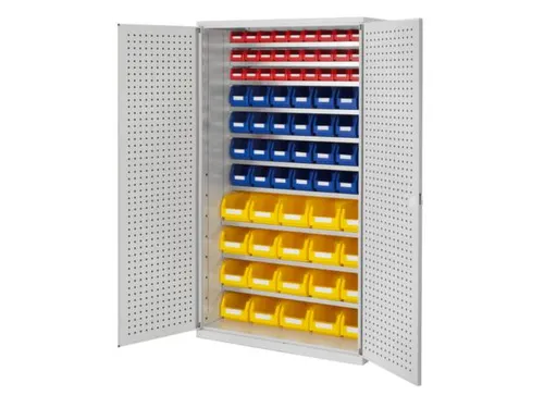 Ruime Bakkenkast 1950x1130x590mm 78 Magazijnbakken Geperf.