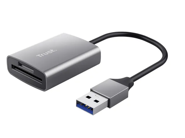 Trust Dalyx Snelle USB-kaartlezer van aluminium 3.2