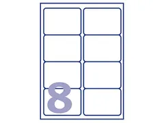 Afneembare Etiketten 99.1x67.7mm Wit 1000 Vel Voordeelbundel 42041