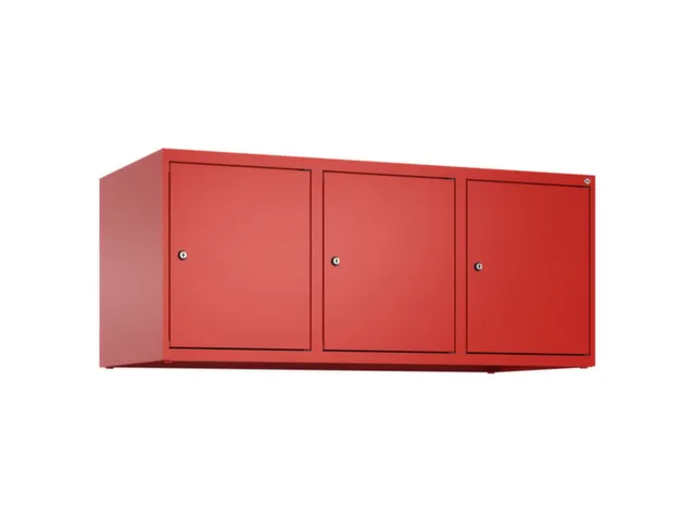 opzetkast,v. locker,3vak.,vak B 400mm,HxBxD 500x1200x500mm