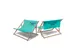 Strandstoel Relax Duo beukenhout te personaliseren met print
