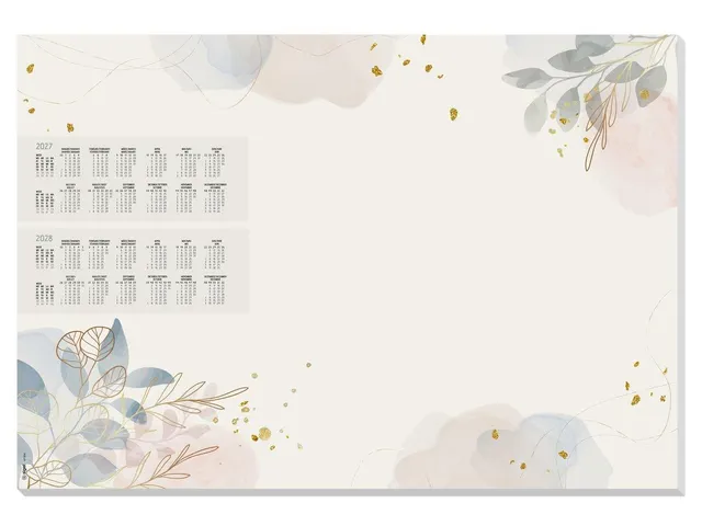 Designonderlegger Sigel Pastel Garden 27/28 59,5x41cm 30 vel 80 grams