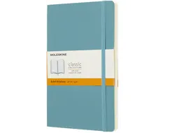 Notitieboek Moleskine large 130x210mm lijn soft cover reef blue