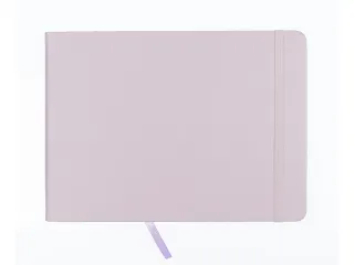 Schetsboek Kangaro A5 landscape violet PU HC 80 blad 140gr roomwit met - 5