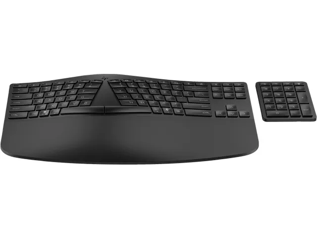 HP 960 Draadloos Toetsenbord Ergonomisch + Numeriek QWERTY Zwart