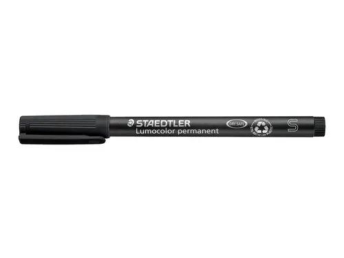 Viltstift Staedtler OHP Lumocolor 313 Zwart Super fijn 0.4mm