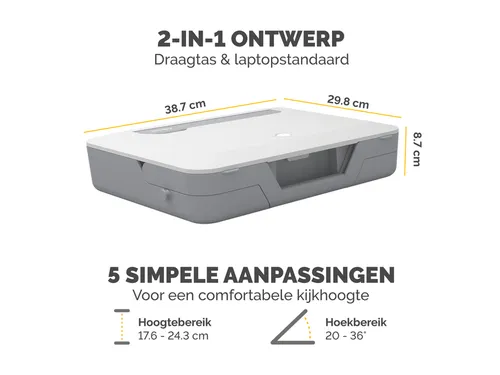 Laptopstandaard Draagtas Fellowes Breyta wit