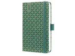 Agenda semainier Flair A6 2027 (NL/FR/EN/DU) Natural Green Hardcover