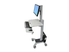 Werkstation 27 Inch Verrijdbaar Workfit-c Sit-stand Lcd Zwart
