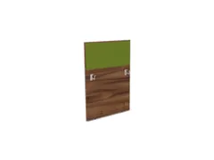 baliepaneel v. bureau aanbouw links NP-tiepolo nut BN7048-groen 800mm