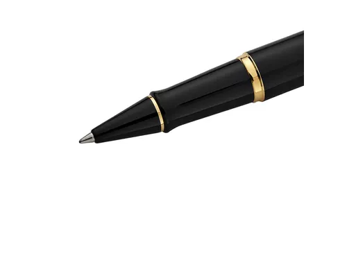 Rollerpen Waterman Expert Black lacquer GT Fijn Zwarte inkt